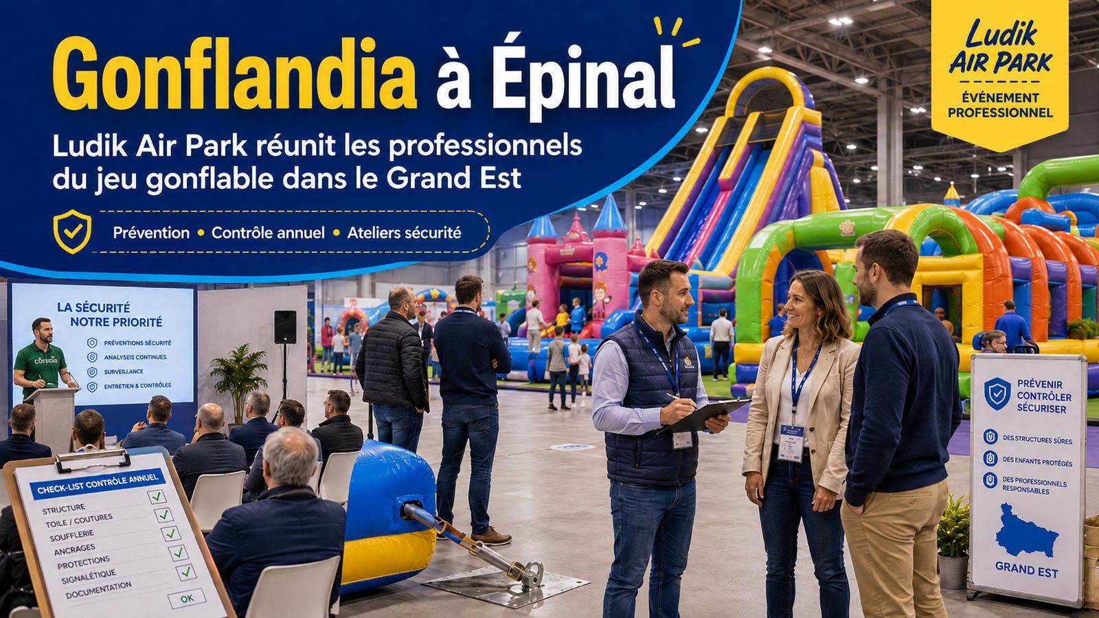 Ludik Air Park fait de Gonflandia un rendez-vous des professionnels du jeu gonflable dans le Grand Est