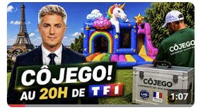 Miniature du reportage du 20h de TF1 consacré à CÔJEGO