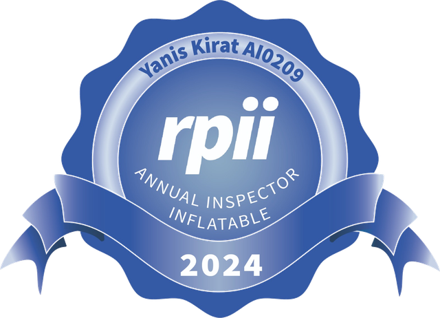 Sceau RPII 2024 — inspecteur annuel structures gonflables, n° AI0209