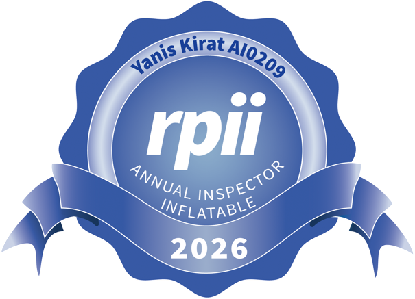 Sceau RPII 2026 — inspecteur annuel structures gonflables, n° AI0209